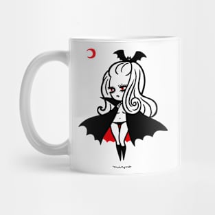 Vampire Girl White Mug